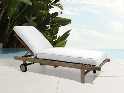 luxury hampton chaise lounger