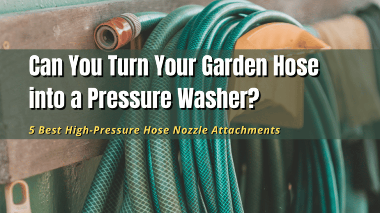 Can You Turn Your Garden Hose into a Pressure Washer? - The Backyard Pros - How To Get More Pressure From Garden Hose