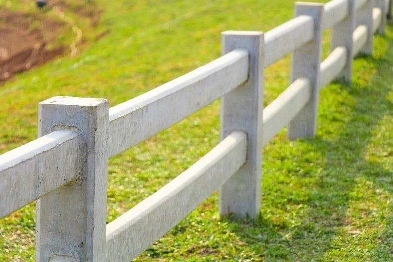 Concrete Fence garden