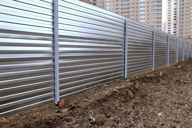 Modern Metal Fence 