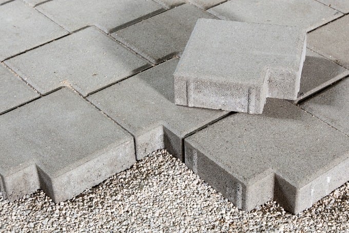 concrete paver stones for yard