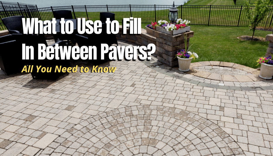 fill in paver cracks backyard patio