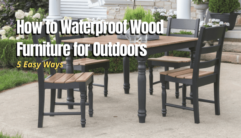 Durable Weatherproof Wood Furniture for Outdoor Spaces