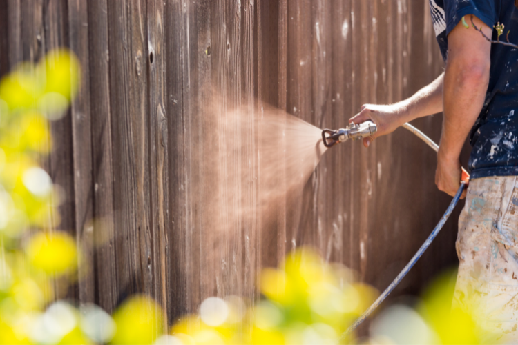 A fresh coat of paint or stain changes that instantly