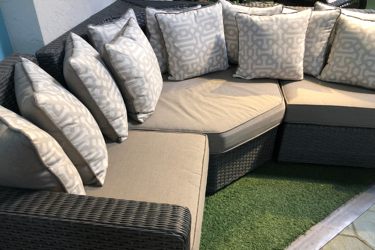 fresh cushions instantly breathes life into your patio