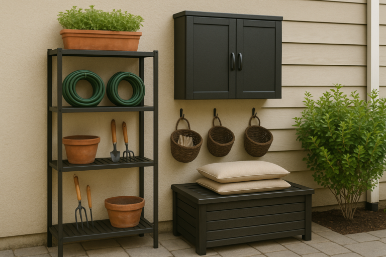 9 Outdoor Storage Ideas for Small Spaces - The Backyard Pros