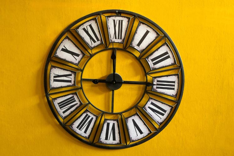 You can always opt for a nice accent clock