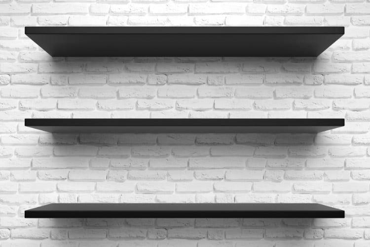 floating shelves may be the option that solves the most problems