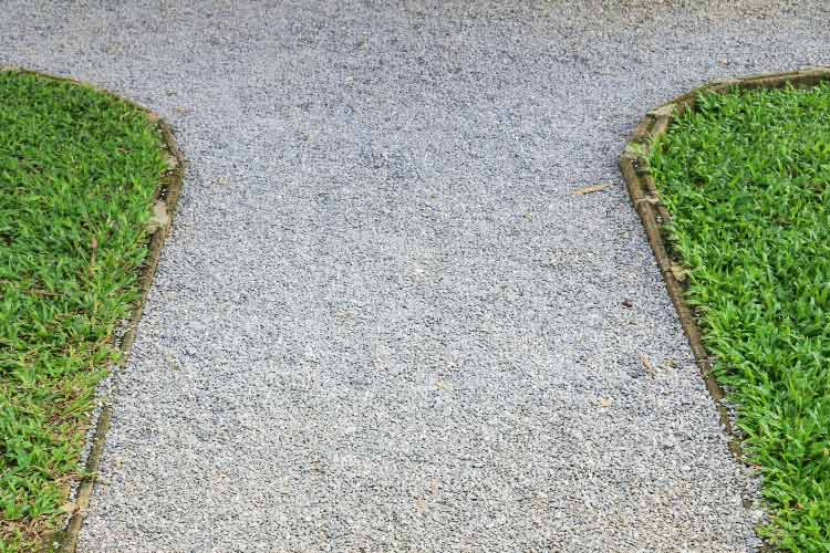 gravel is a practical and inexpensive option