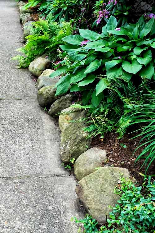 Most river rock landscaping ideas for your yard include edging