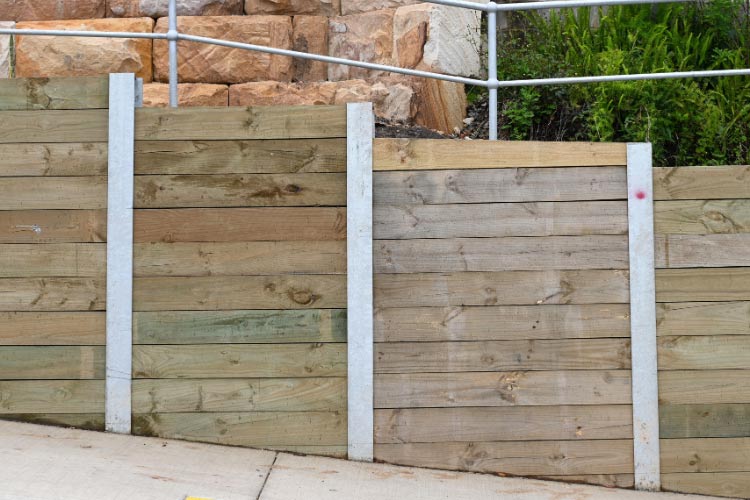 Retaining walls are especially great if your driveway is built on a slope or uneven terrain