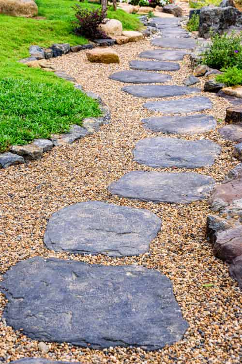 stepped pathways also come with the added benefit of preventing soil erosion
