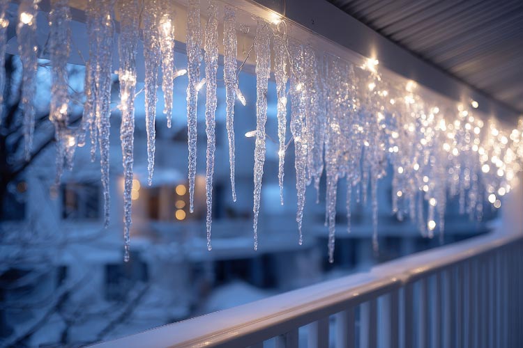 most classic options that will provide that desired festive look on your roof is icicle light