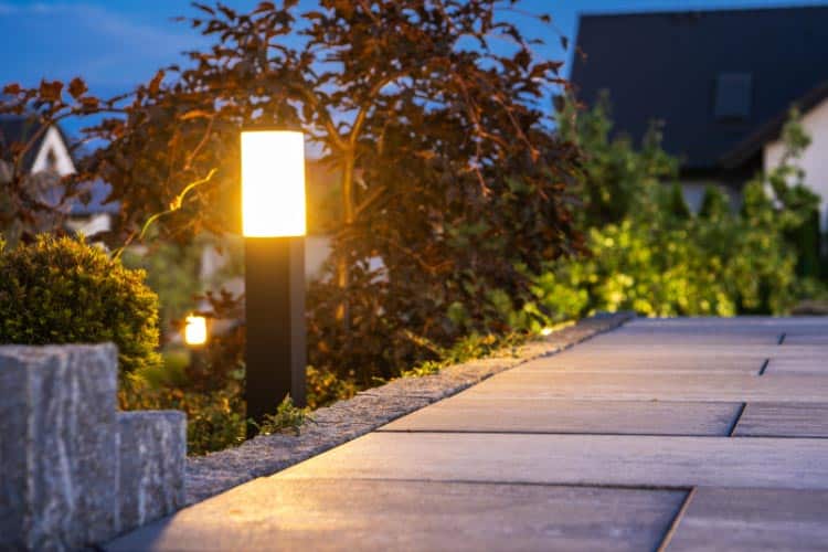 Solar powered pathways are so easy to install that all you have to do is stake them into the ground