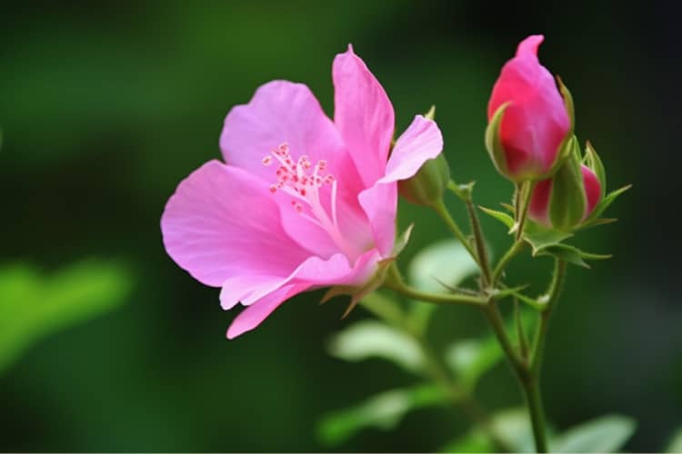 Floribunda roses produce clusters of flowers rather than single blooms