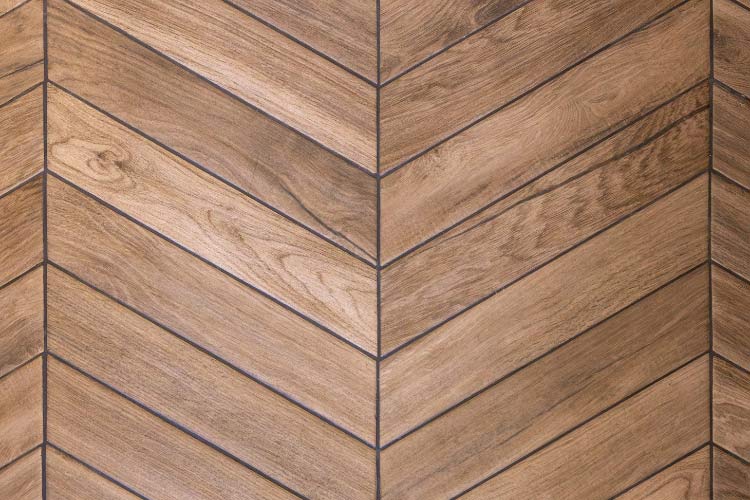 chevron lines are meant to align perfectly