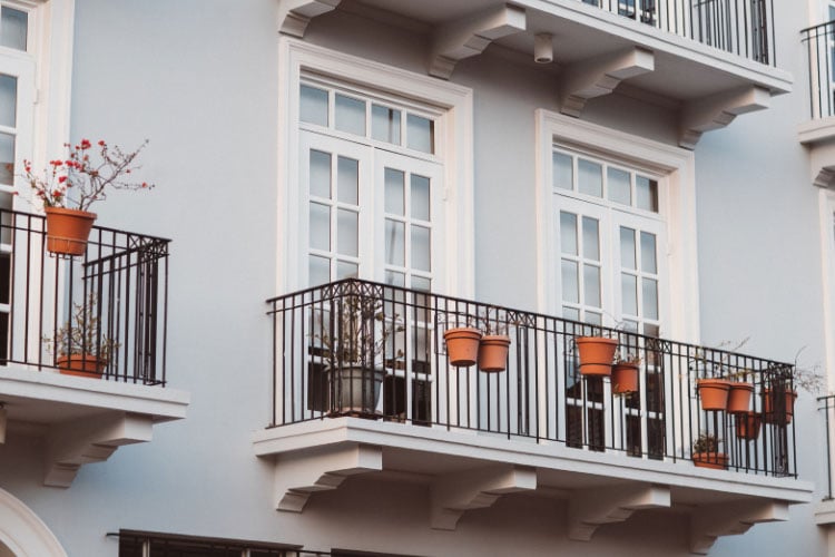 These planters work best with compact plants like herbs
