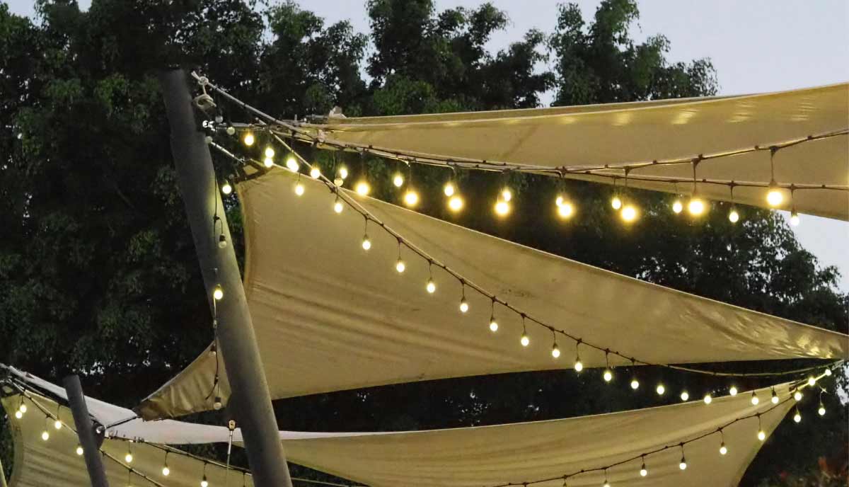 You may enjoy the shade so much that it stays after the guests leave