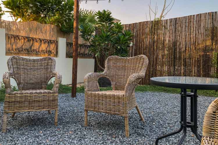 Gravel is very cheap and so easy to install that you can turn it into a Saturday afternoon DIY project