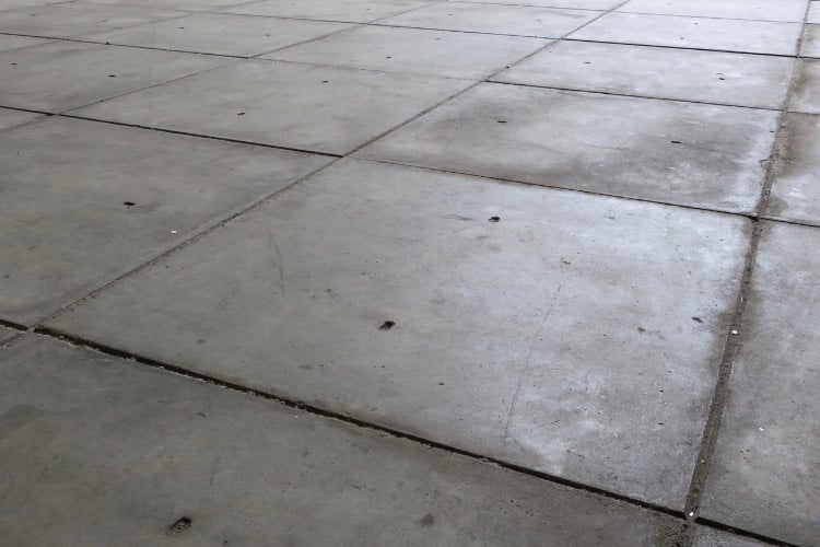 large concrete pavers reduce maintenance by reducing seams