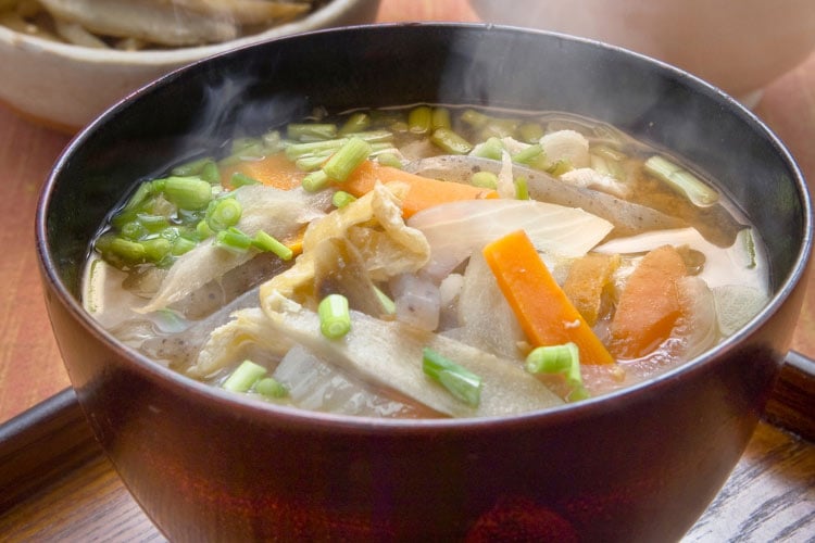 outdoor soup stations have comfort food
