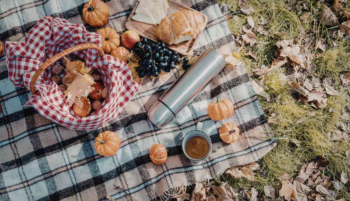A picnic setup is similar to a low table with floor seating setup