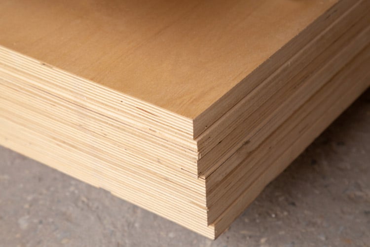 Plywood sheets are perfect if you want a smooth uniform surface to hold up all of your partying