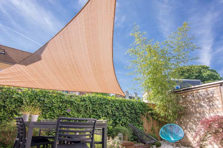 Shade is an essential in a backyard that actually gets used