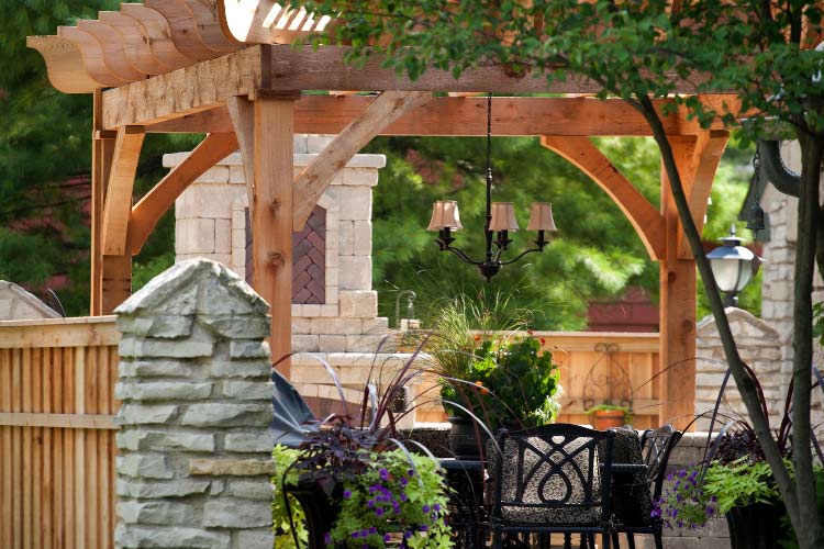 Frame your own personal reading spot with a small pergola