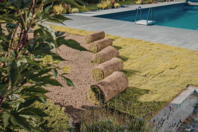 Artificial turf is as far from concrete as you will get