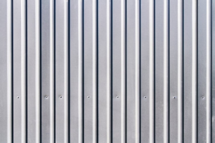 Galvanized sheets are lightweight and it is very easy to mount them to simple wooden frames