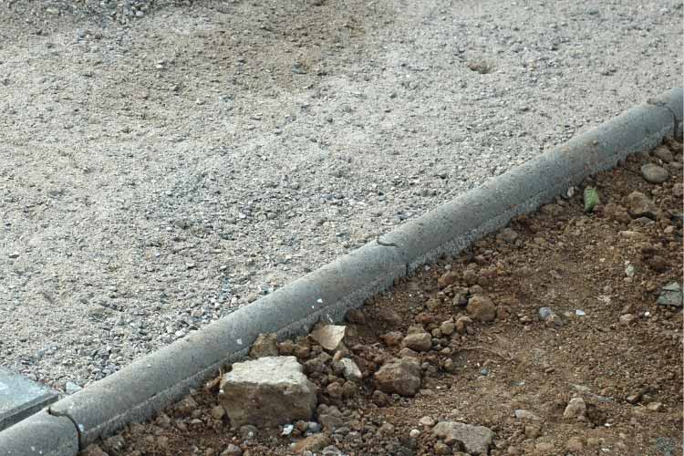 Edging may be the obvious choice here