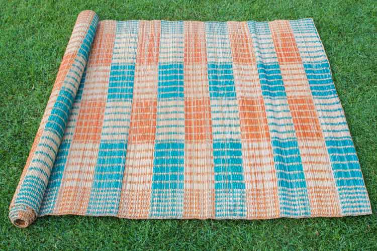 Outdoor rugs are as stylish as they are weather resistant