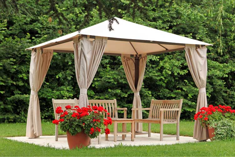 A portable pergola holds the same benefits as a built in pergola