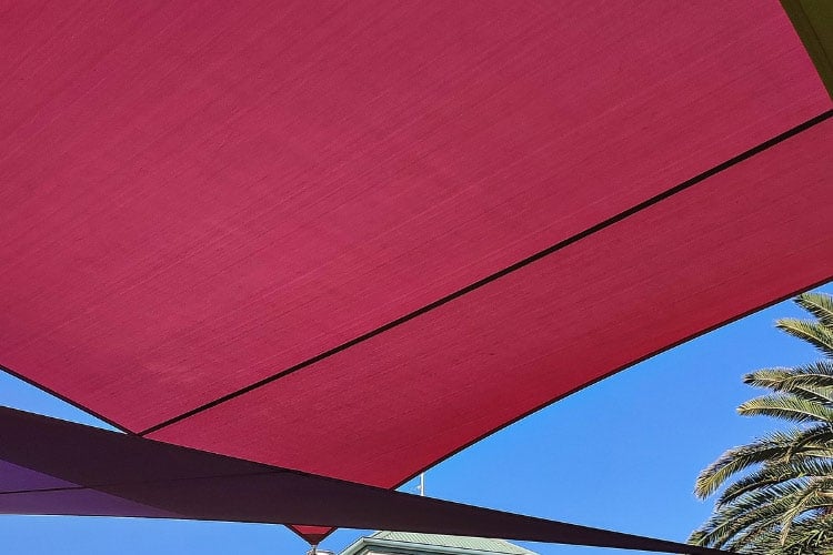 flexible solution because you can either adjust the sails as needed throughout the seasons