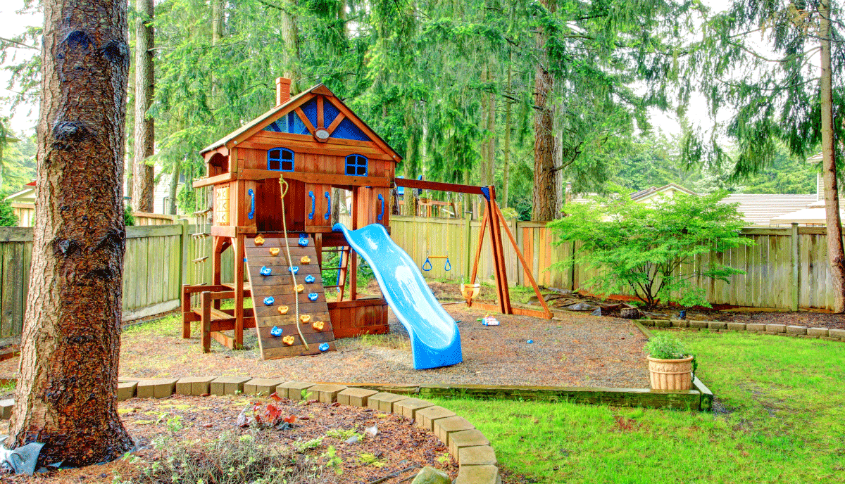 Turn the slope into a mini obstacle course that has balance beams running sideways