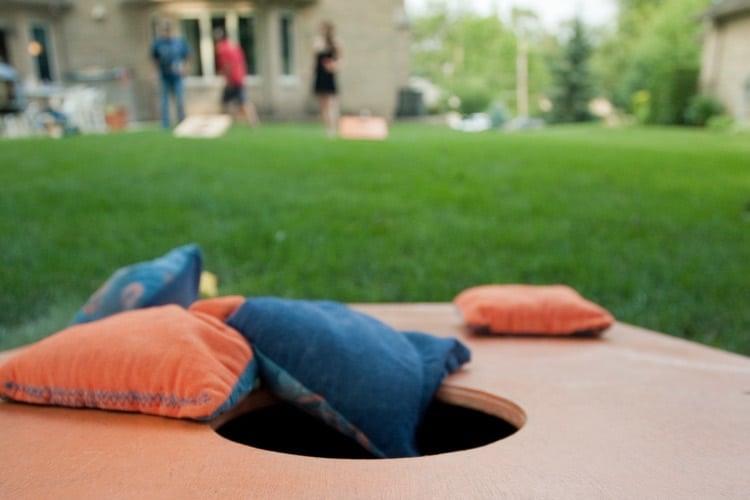 Lawn games will ensure that the graduation party is fun for everyone