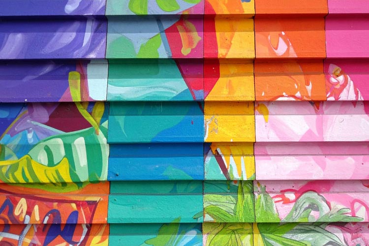 Select art that complements your garage and the surrounding landscape