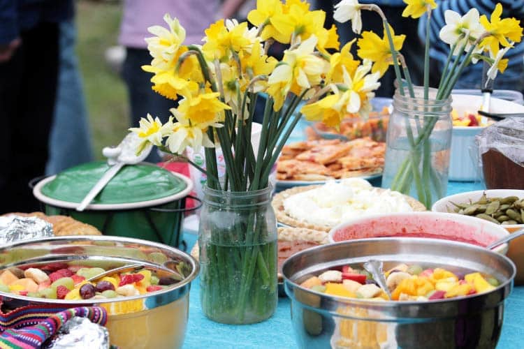 A potluck dinner is the gift that keeps on giving